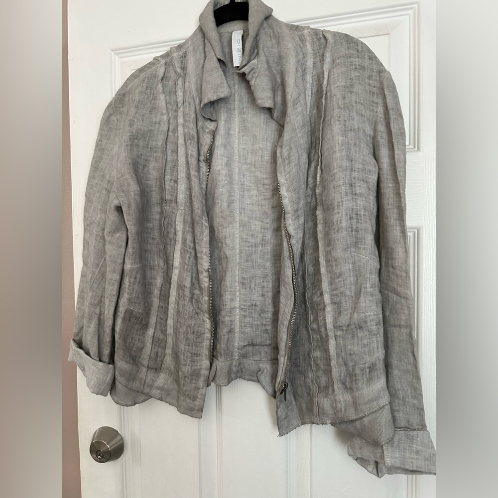 Inizio skirt and jacket Italian linen size L